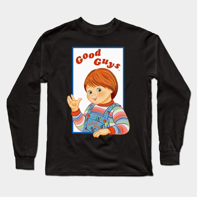 Good Guys Long Sleeve T-Shirt by Clobberbox